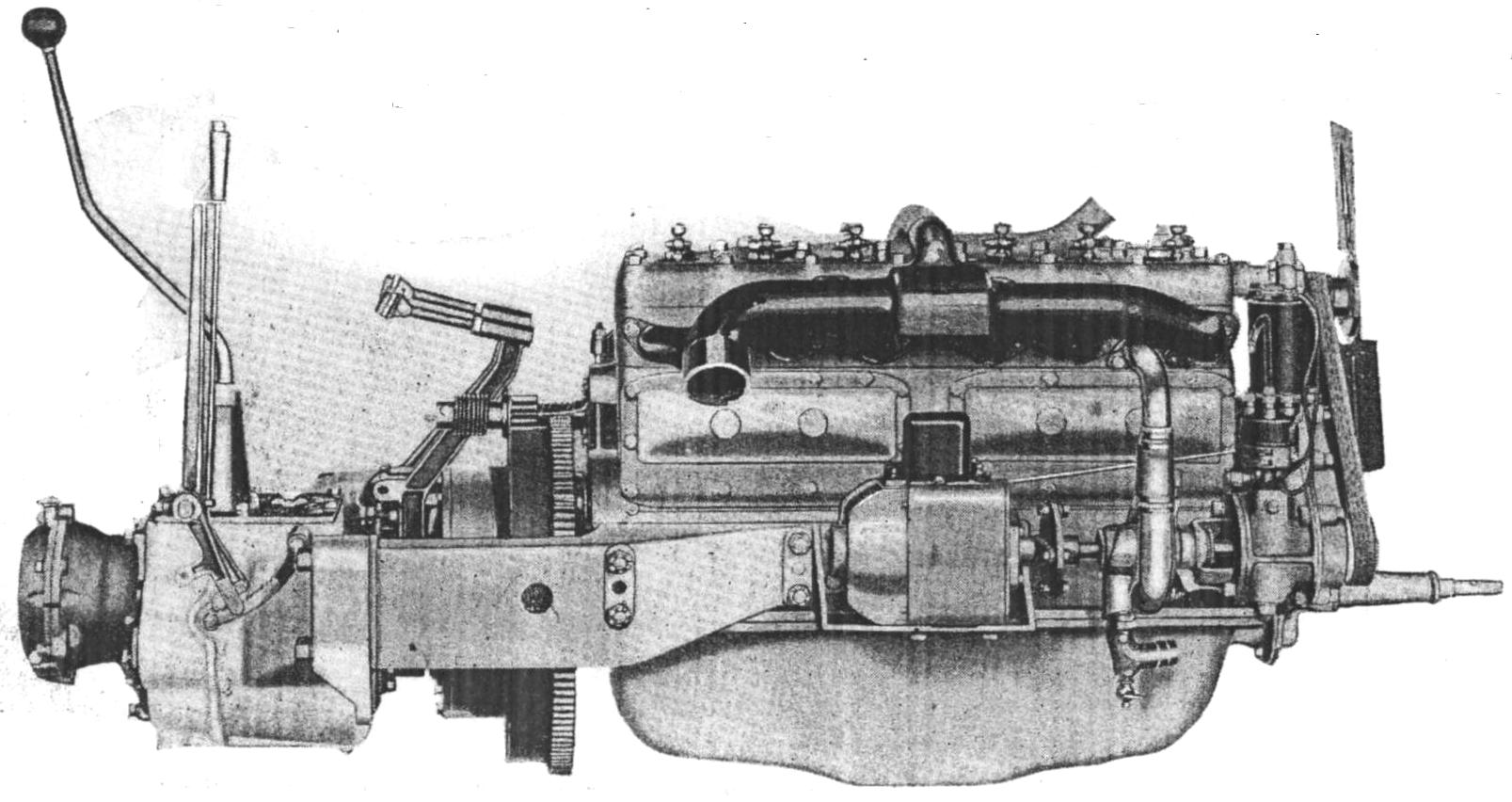 1916 6-38 Engine Right