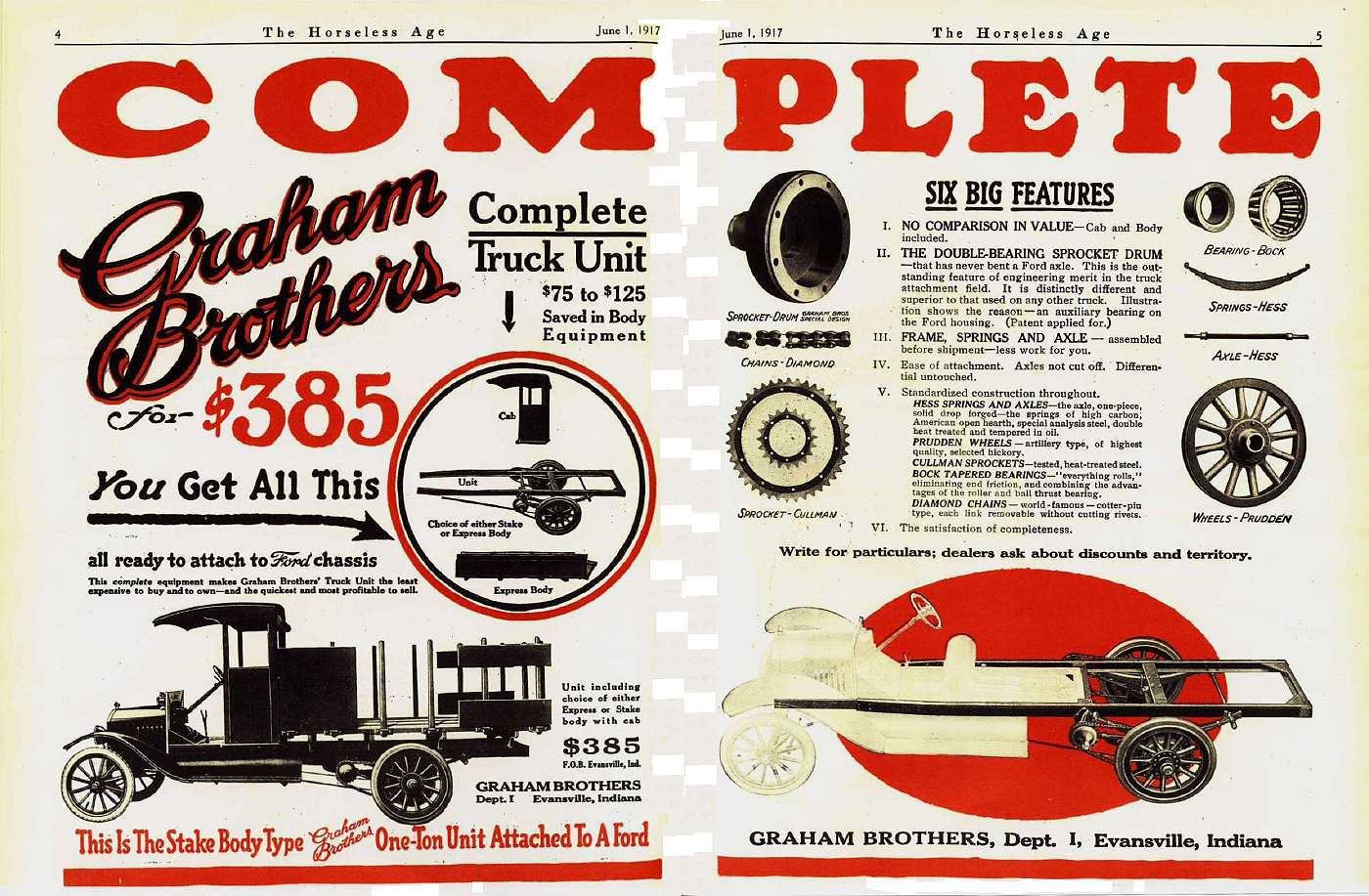 1917 Graham Truck Kit