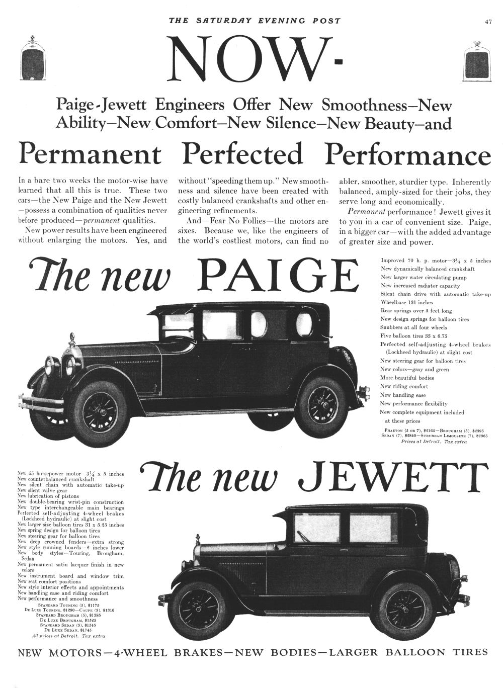 1925 Paige & 1925 Jewett
