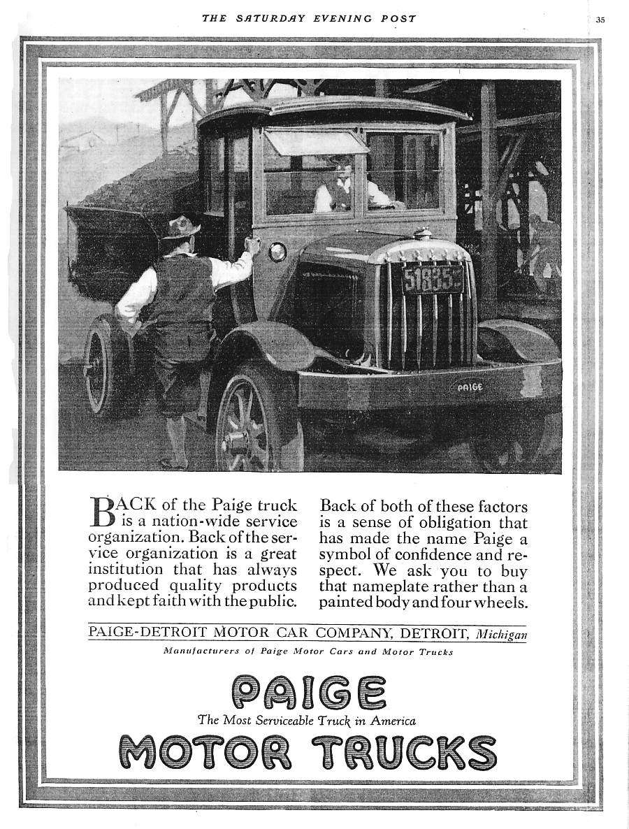 Paige truck