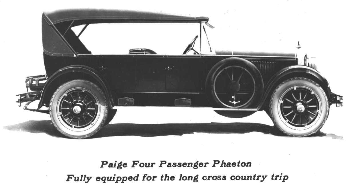 1923 Paige Four Passenger Phaeton