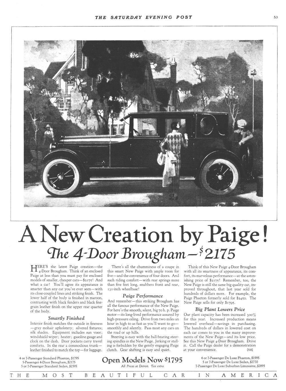 1924 Paige 4-door Brougham