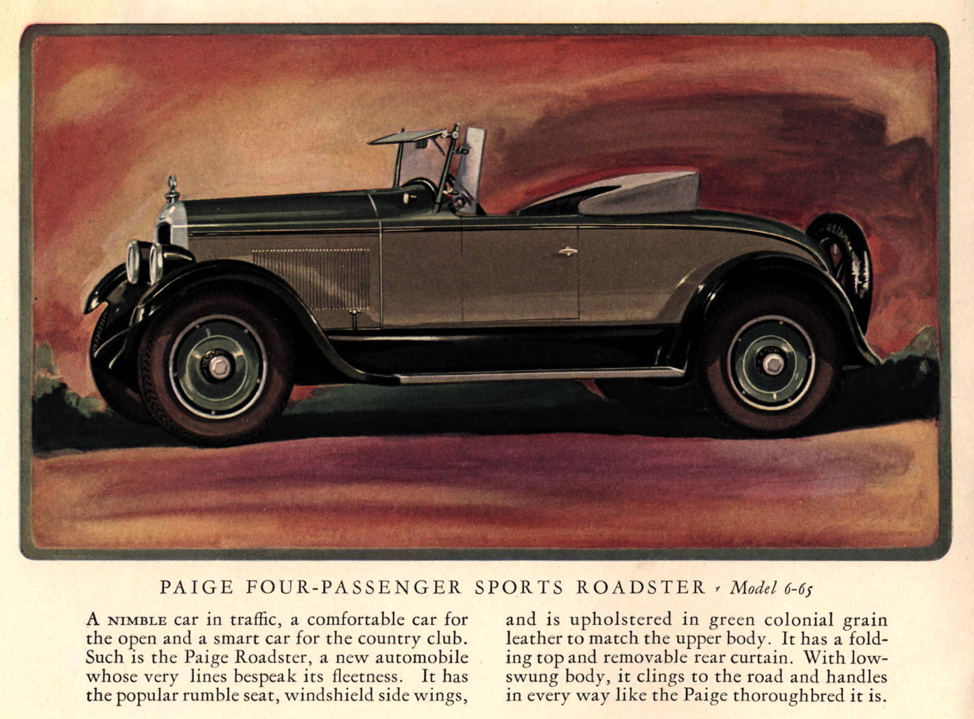 1927 6-65 roadster